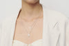 OLIO E ACETO Pure Silver Agate Planet Pearl Chain OA08N08